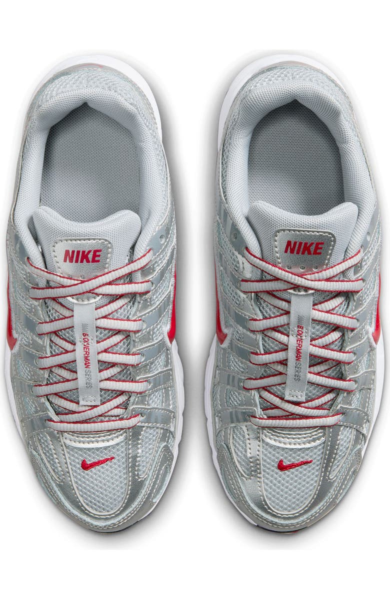 Nike P-6000 Sneaker, Alternate, color, 002 M Silv/Gymred