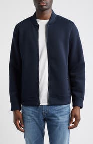 Johnston & Murphy Knit Bomber Jacket