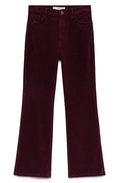 MANGO MANGO SIENNA CROP FLARE CORDUROY JEANS
