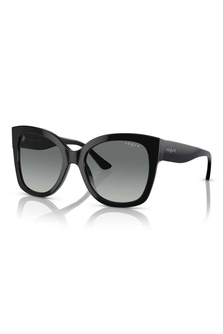 VO5338S 54mm Square Sunglasses, Alternate, color, BLACK / GREY GRADIENT