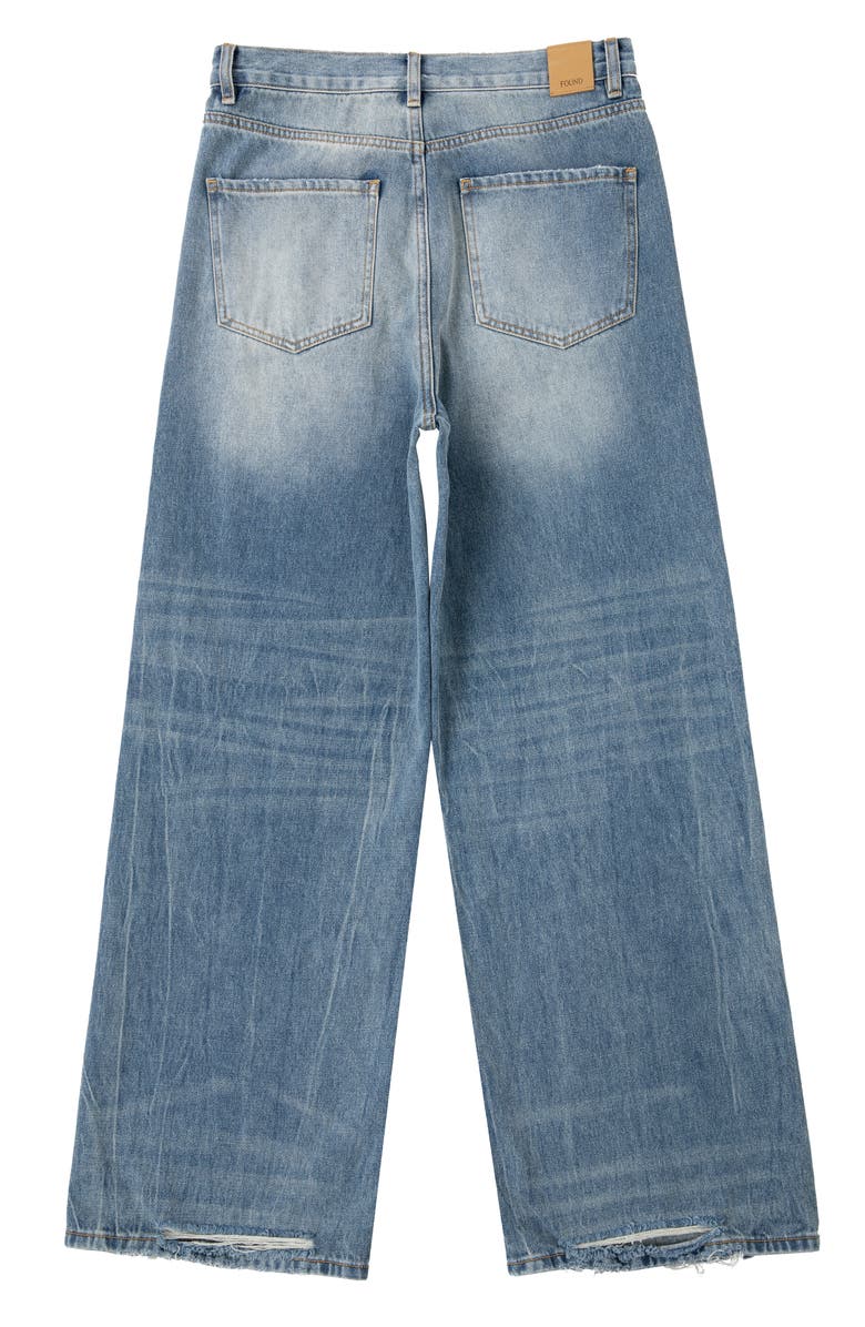FOUND Baggy Wide Leg Jeans, Alternate, color, 