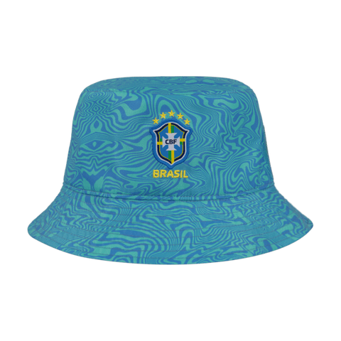 Men's Nike Green Brazil National Team Reversible Bucket Hat