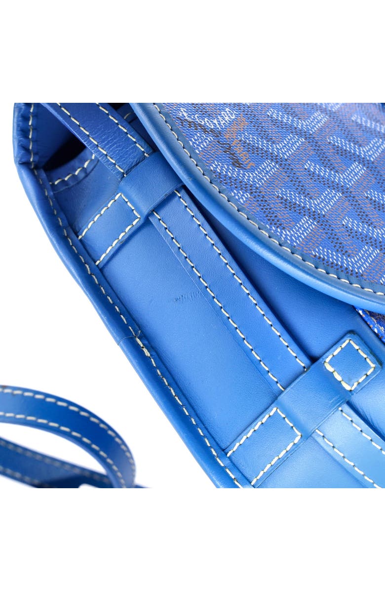 Pre-Owned Goyard Belvedere II Messenger Bag Coated Canvas PM, Alternate, color, Blue