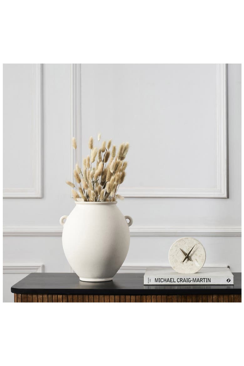 Yelva Stoneware Vase, Alternate, color, MATTE OFF-WHITE FINISH