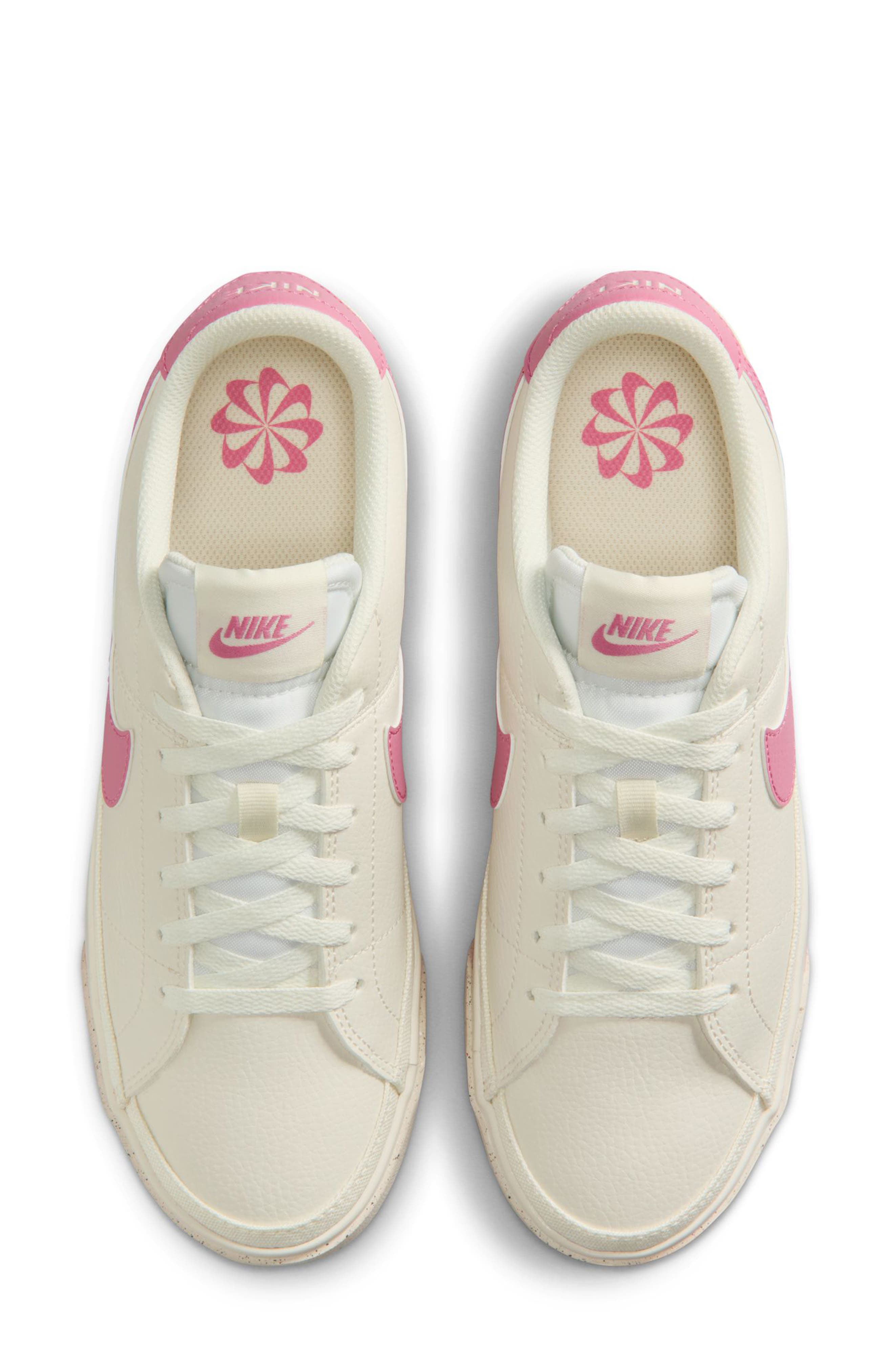 Nike Court Legacy Sneaker, Alternate, color, Pale Ivory/ Peony-Chalk