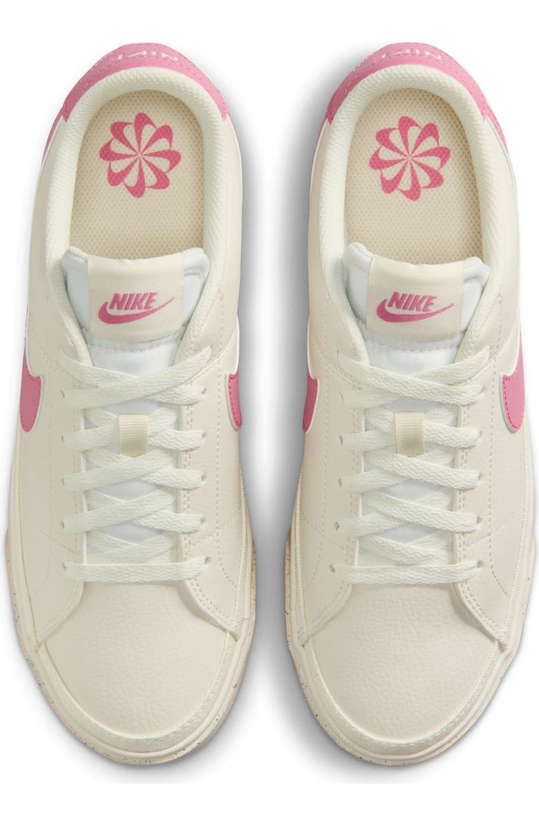 Nike Court Legacy Sneaker, Alternate, color, Pale Ivory/ Peony-Chalk