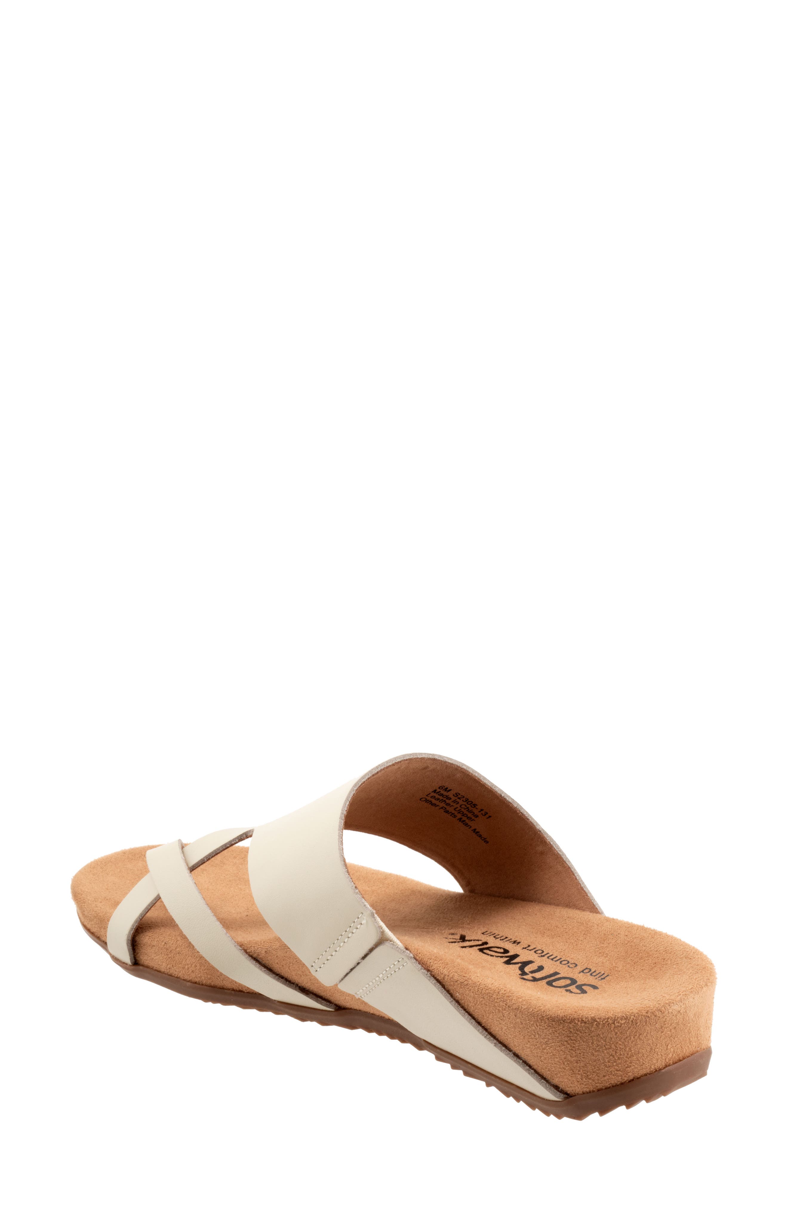 SoftWalk<sup>®</sup> Blaine Slide Sandal, Alternate, color, Ivory