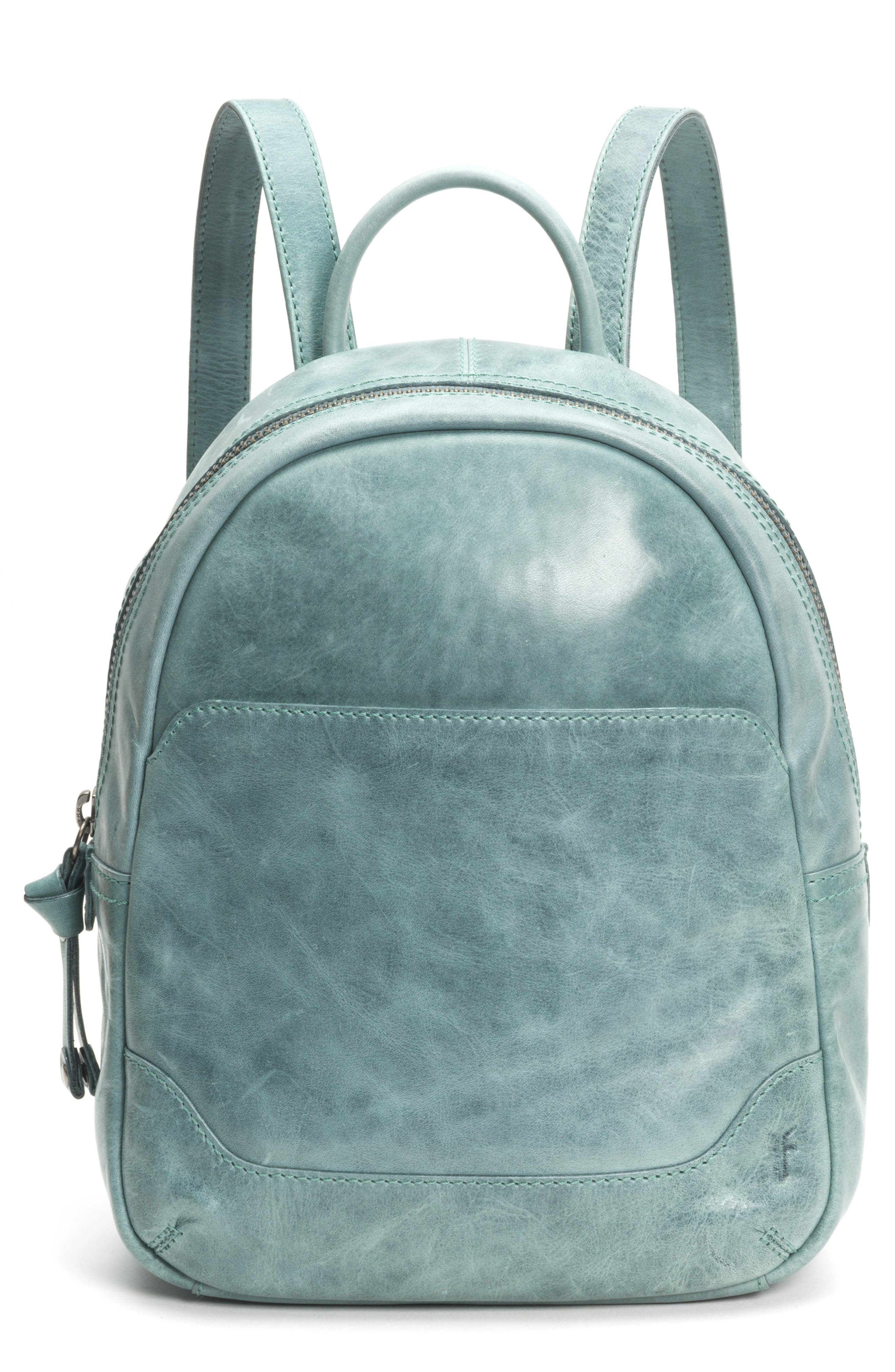 Medium Melissa Calfskin Leather Backpack, Main, color, SKY