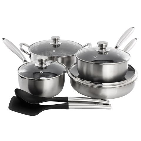 Elsenborn 10 Piece Stainless Steel Cookware Set