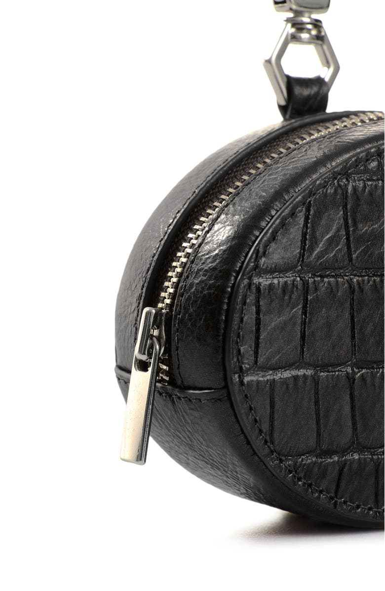 Velez Leather Coin Purse, Alternate, color, Black