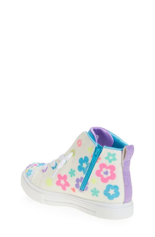 Skechers Kids' Twinkle Sparks Light-up Sneaker In White/multi