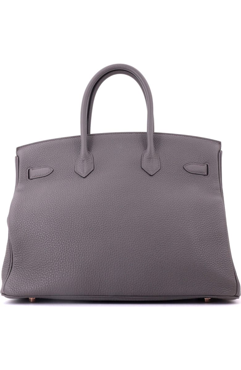 Pre-Owned Hermes Birkin Handbag Grey Togo with Gold Hardware 35, Alternate, color, Etain
