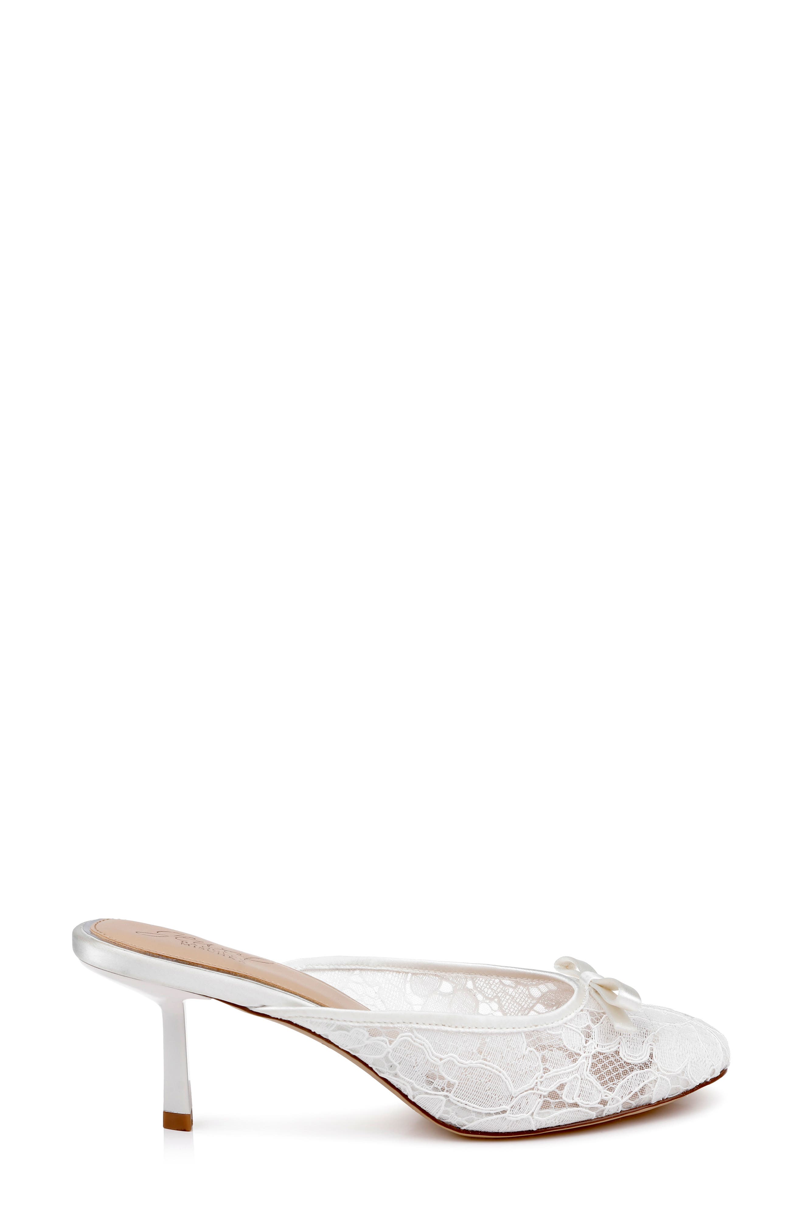 Elliot Mule, Alternate, color, IVORY SATIN