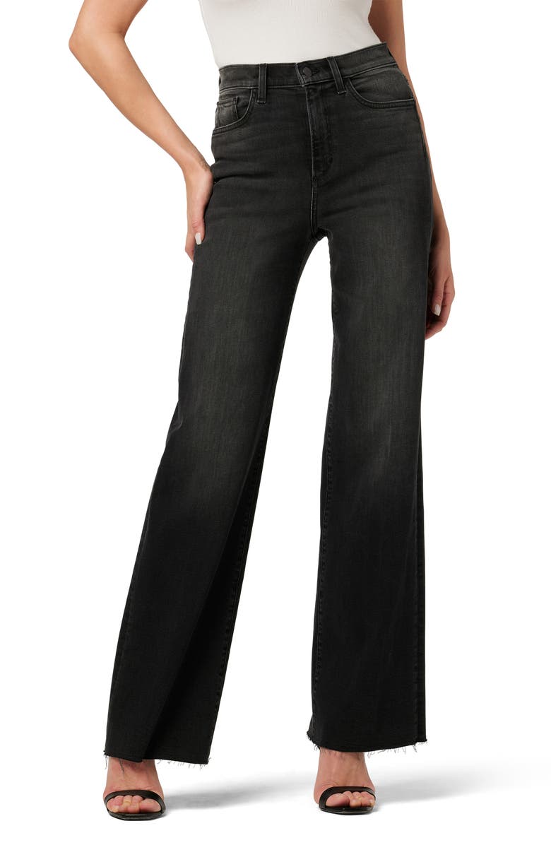 Joe's The Mia Raw Hem High Waist Wide Leg Jeans, Main, color,