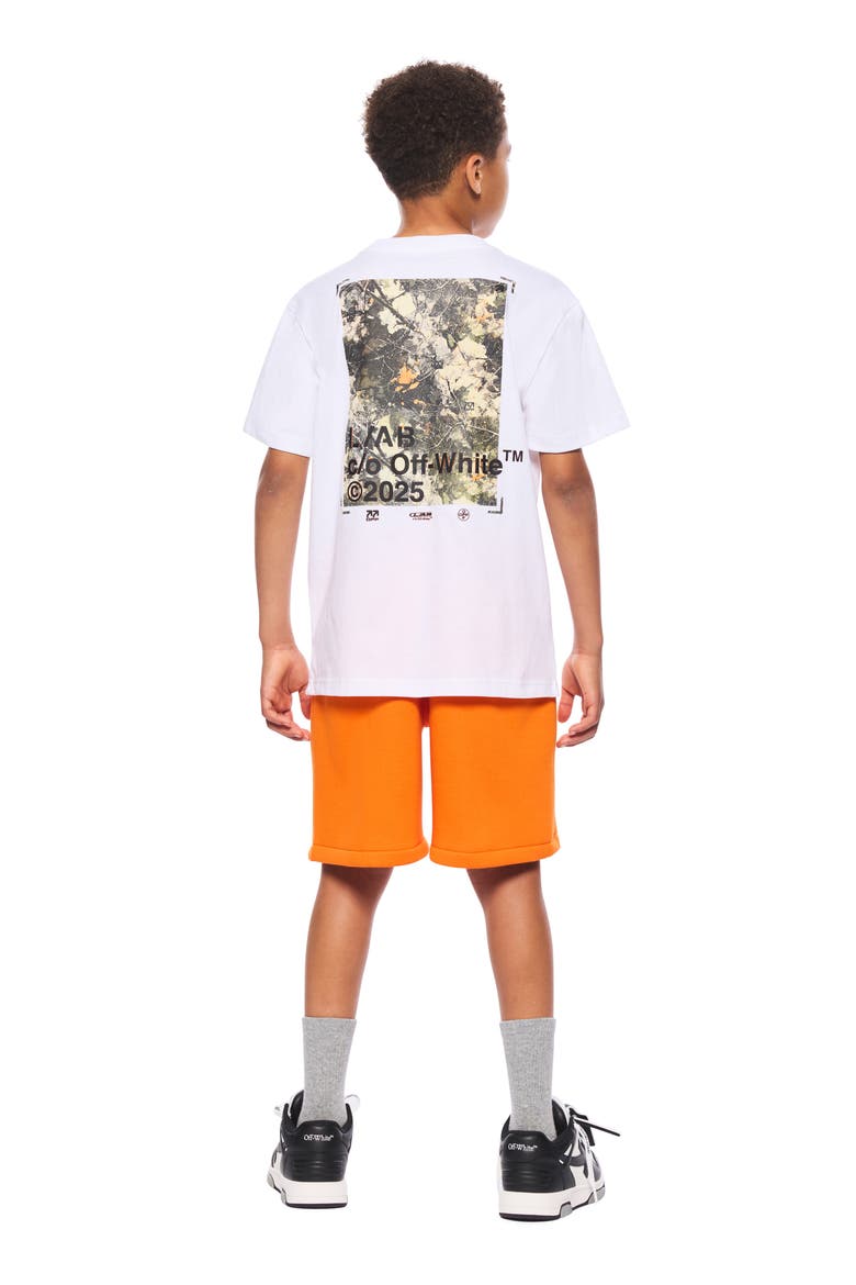 Kids' Logo Basic Fleece Shorts, Alternate, color, ORANGE TIGER