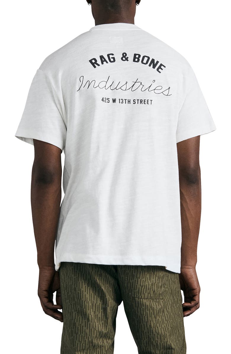 rag & bone Industries Cotton Graphic Tee, Alternate, color, 