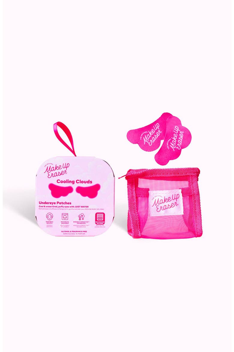 Cooling Clouds Makeup Eraser Undereye Patches (Limited Edition), Main, color, PINK