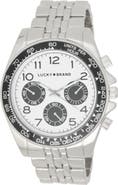 Lucky Brand Round Chronograph Analog Watch, 44mm