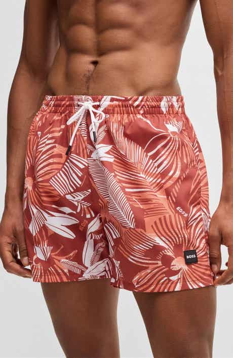 BOSS Piranha Floral Swim Trunks