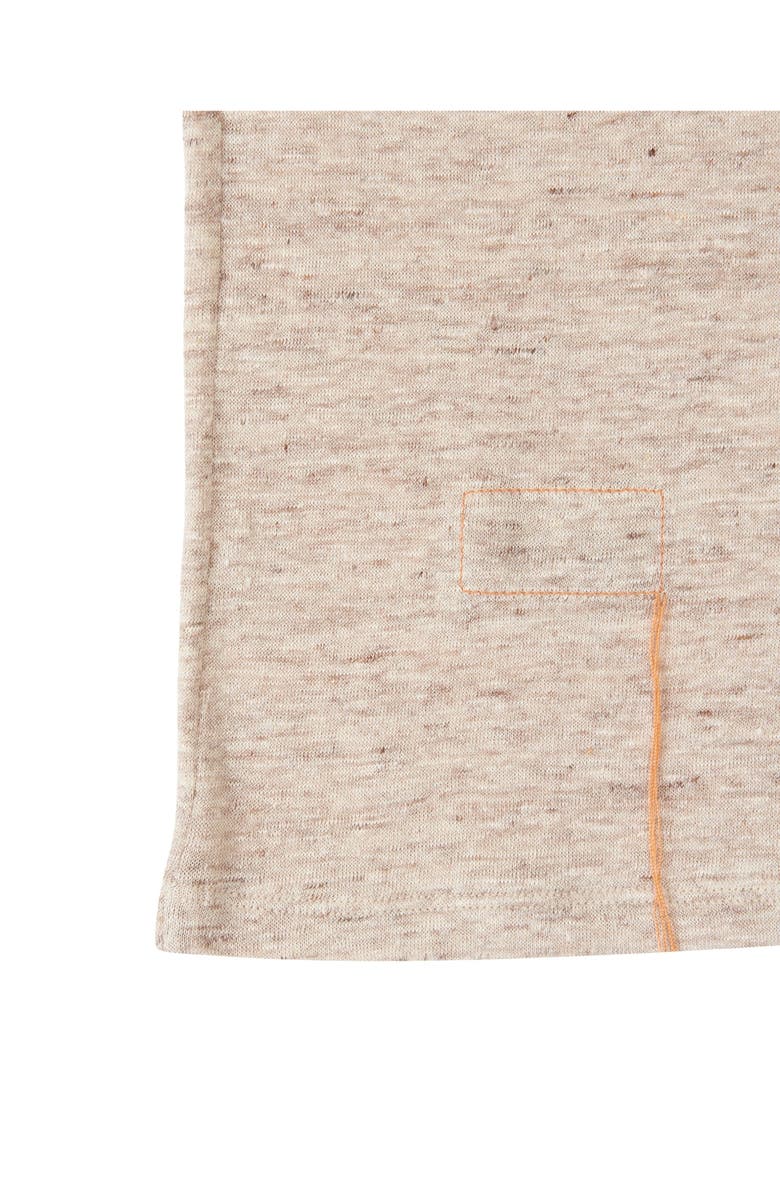 Fortela Coralie Seraph Melange Linen T-Shirt, Alternate, color, Camel