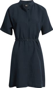 BOSS Dalinia Belted Shirtdress
