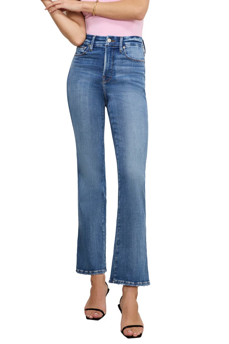 Soft Tech Good Curve High Waist Straight Leg Jeans, Main, color, INDIGO856