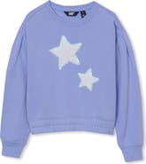 Lands' End Girls Crew Neck Embroidered Sweatshirt