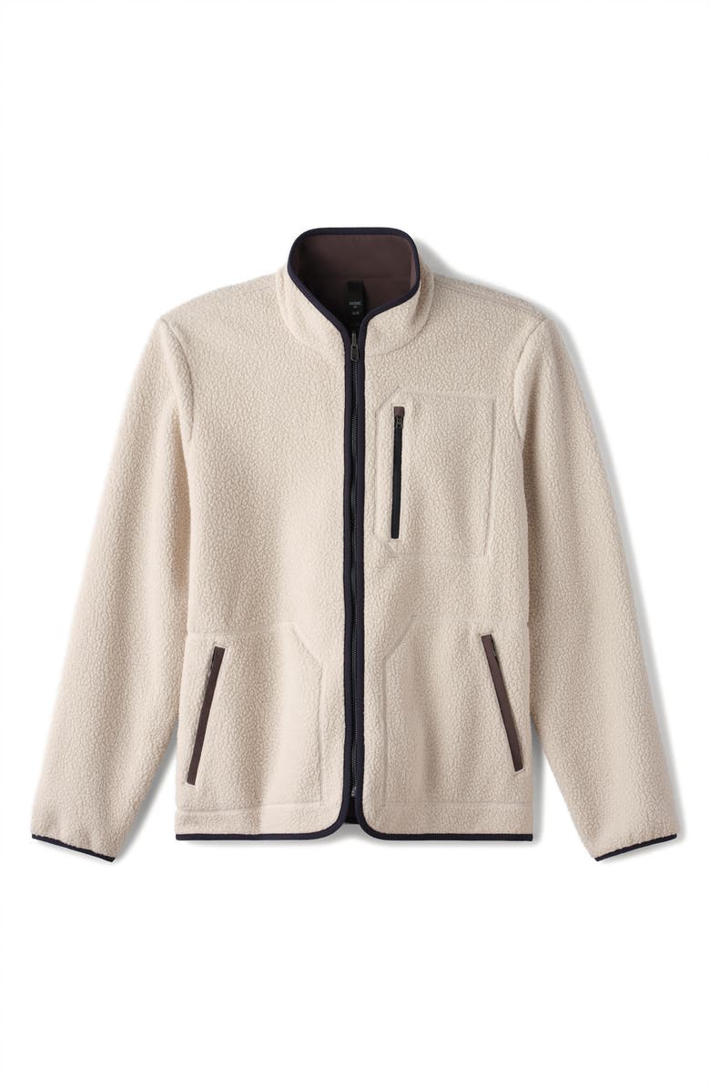 Rhone Fairbanks Reversible Faux Shearling Jacket, Alternate, color, Stone/ Shale