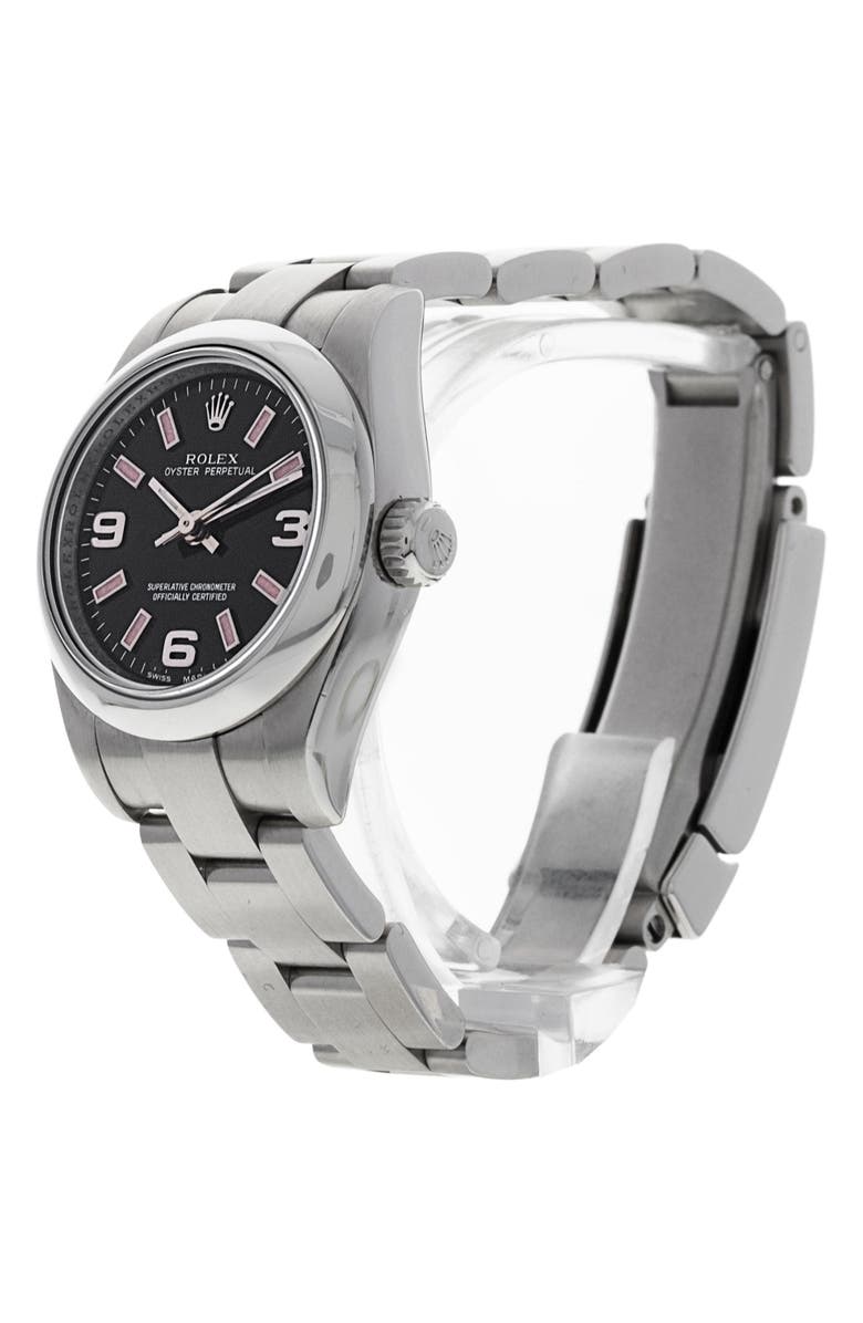 Watchfinder & Co. Rolex Preowned Lady Oyster Perpetual Bracelet Watch, 26mm, Alternate, color, 