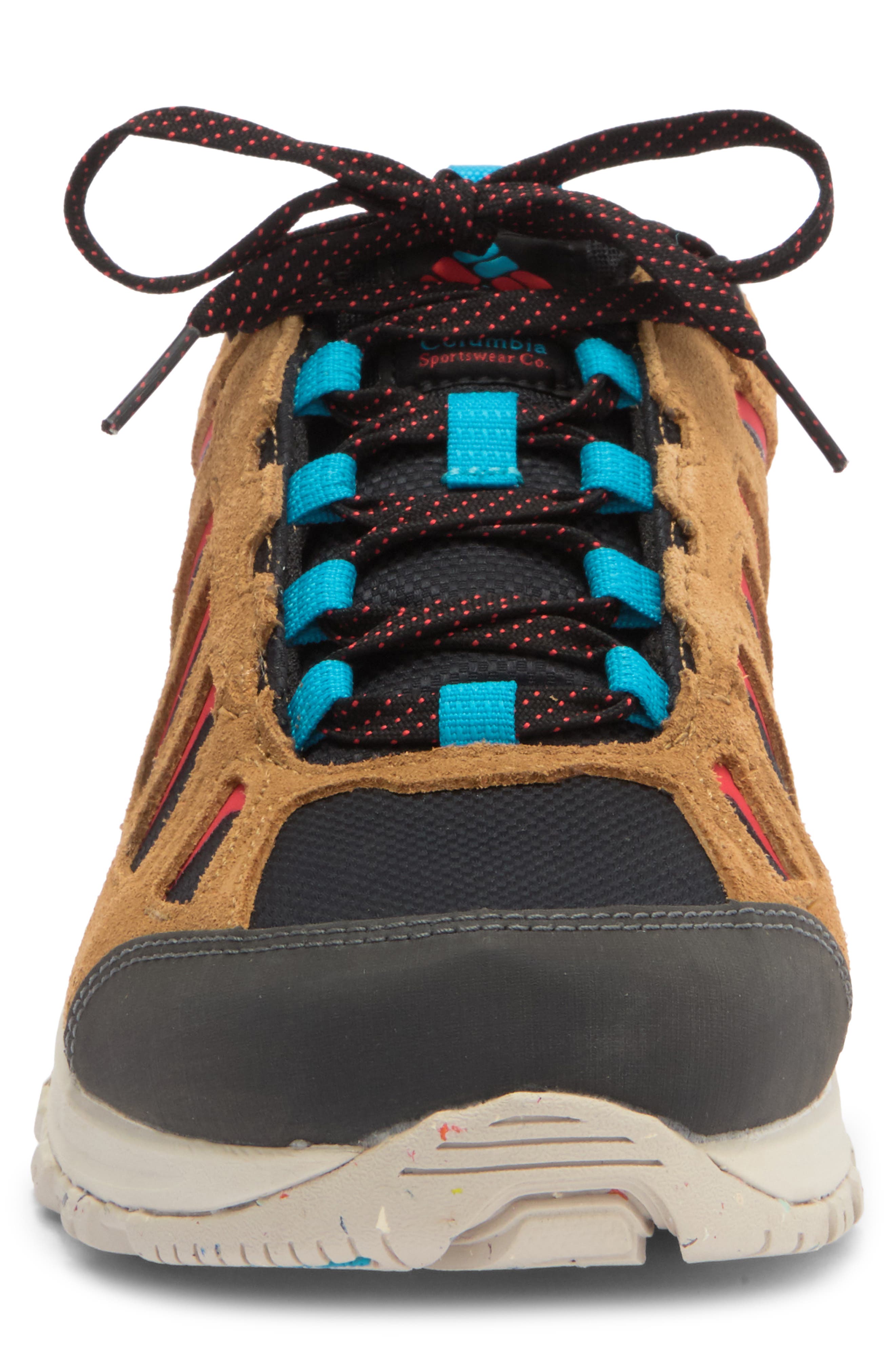 Columbia Redmond Waterproof Hiking Sneaker, Alternate, color, Black/ Clear Water