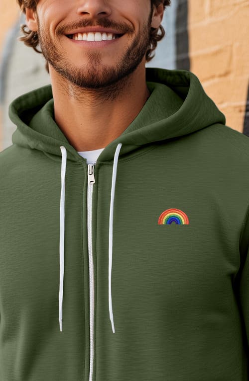 DALIX DALIX RAINBOW ZIP HOODIE 