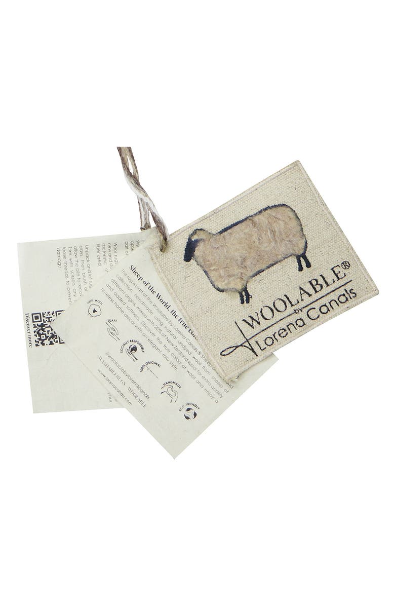 Lorena Canals Steppe Woolable Washable Wool Rug, Alternate, color, Sheep Beige