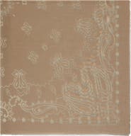 GERARD DAREL Dorine Square Paisley Print Scarf