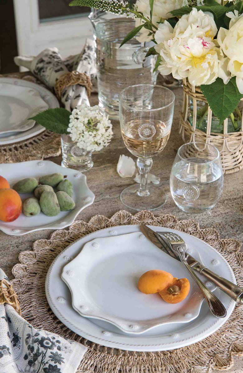 Juliska 'Berry and Thread' Dinner Plate, Alternate, color, Whitewash