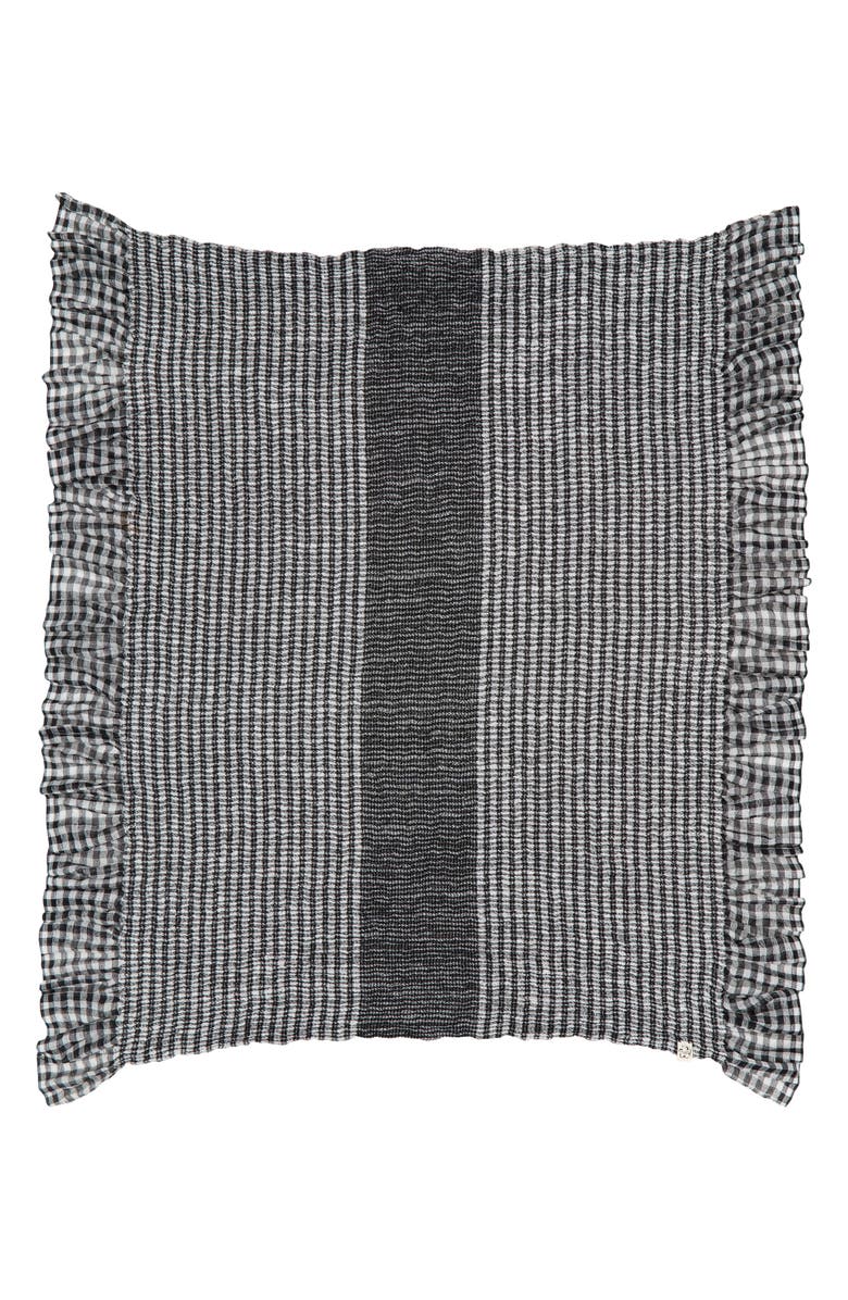 Ted Baker London Penny Gingham Frill Scarf, Alternate, color,