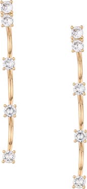 Ettika Crystal Scallop Drop Earrings