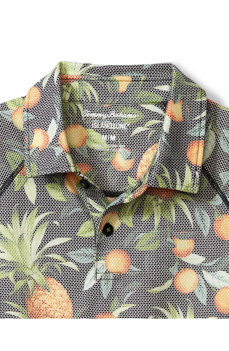 Tommy Bahama Citrus Grove Polo Shirt, Alternate, color, Black