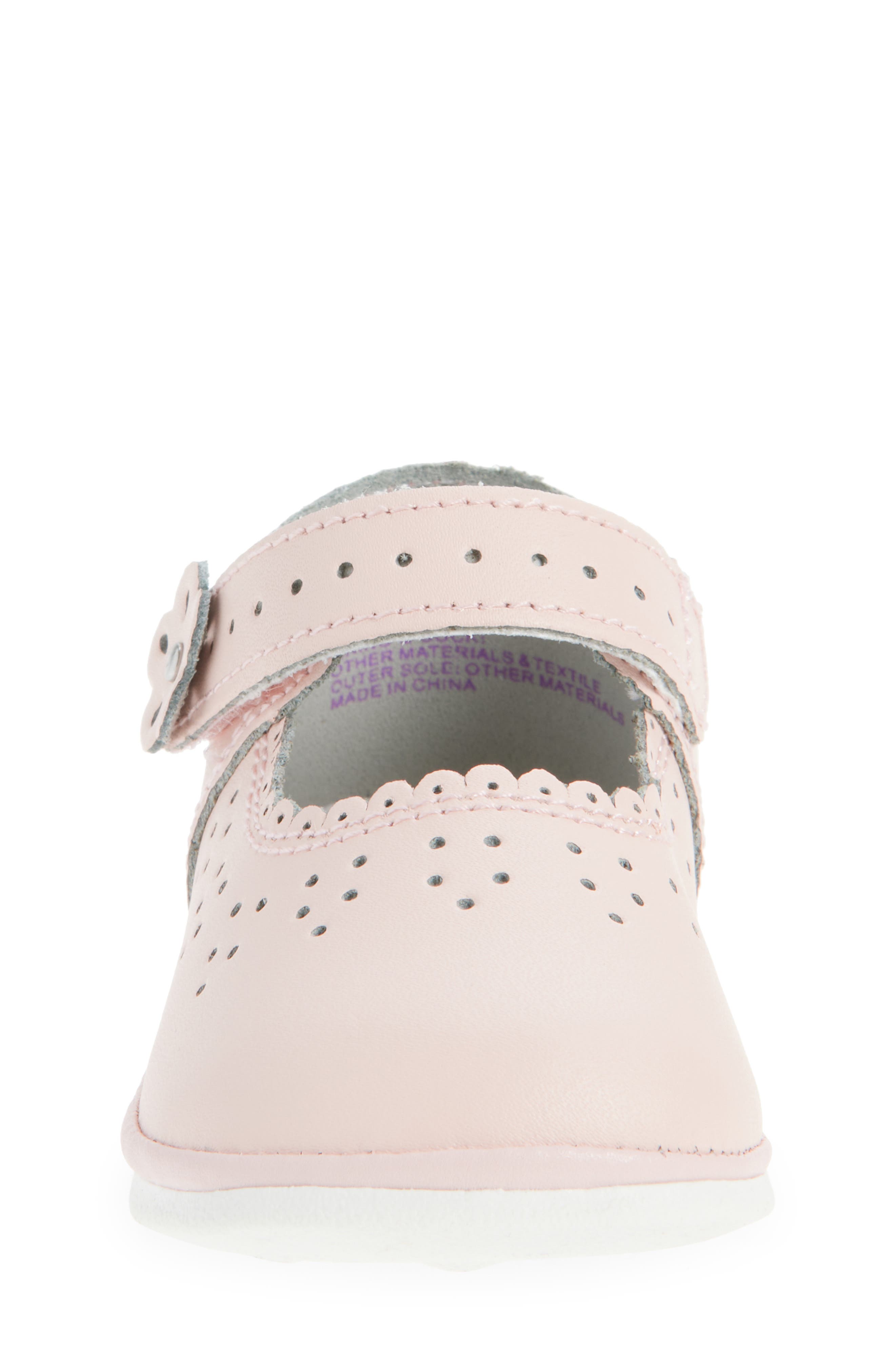 Kids' Mia Scallop Mary Jane Flat, Alternate, color, PINK