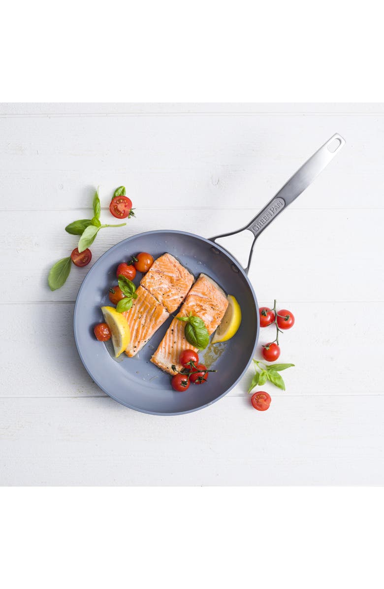 GreenPan Paris 10-Inch Anodized Aluminum Ceramic Nonstick Frying Pan, Alternate, color, Grey