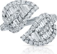 Anita Ko 18k Gold Diamond Leaf Ring