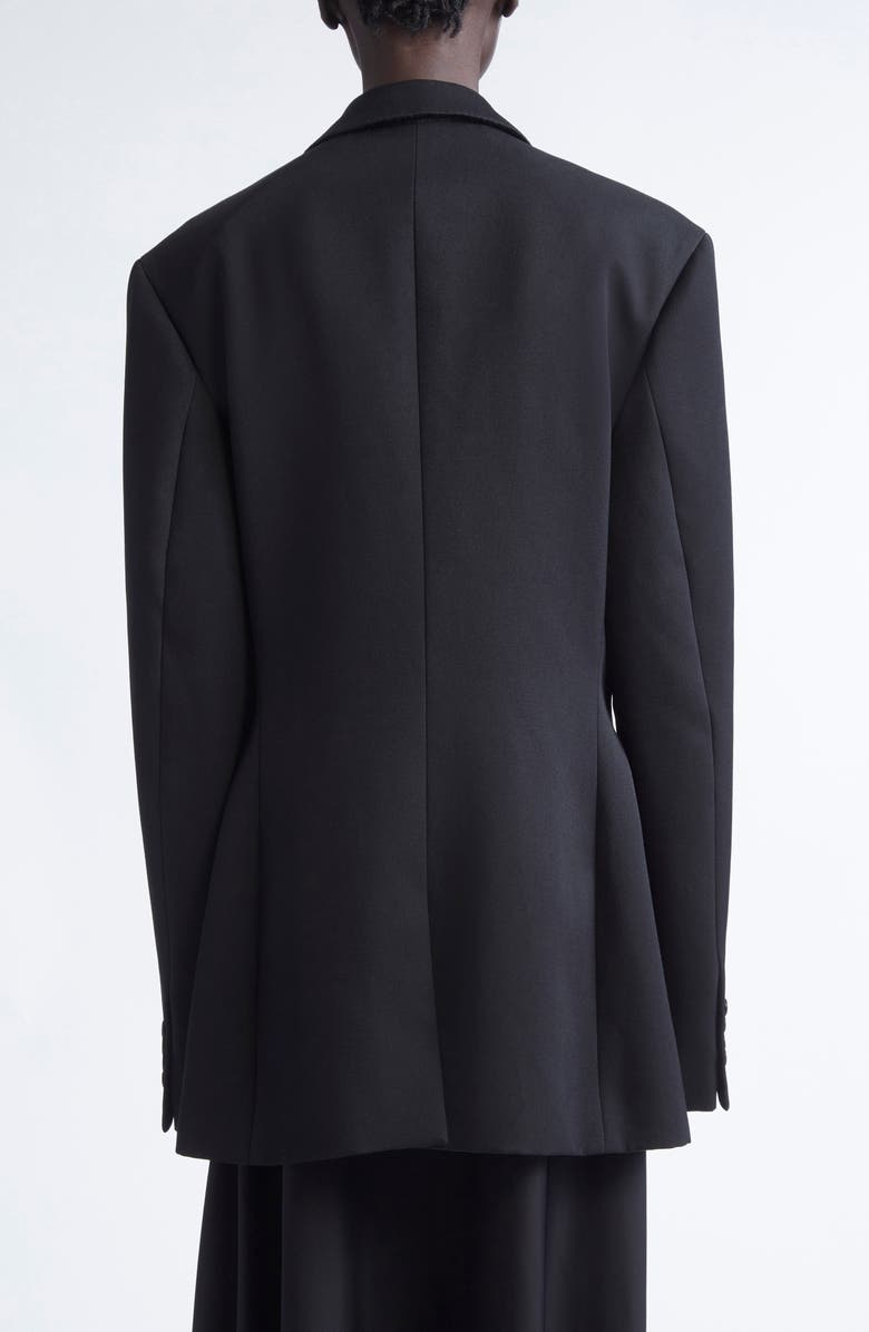 FFORME Elaina Tailored Wool Blazer, Alternate, color, Black