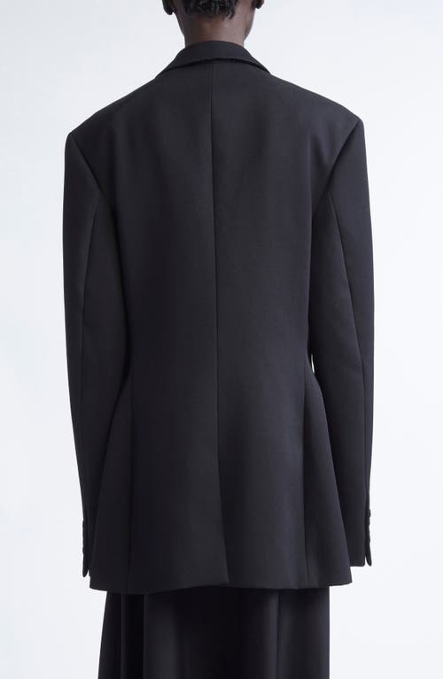 Fforme Elaina Tailored Wool Blazer In Black
