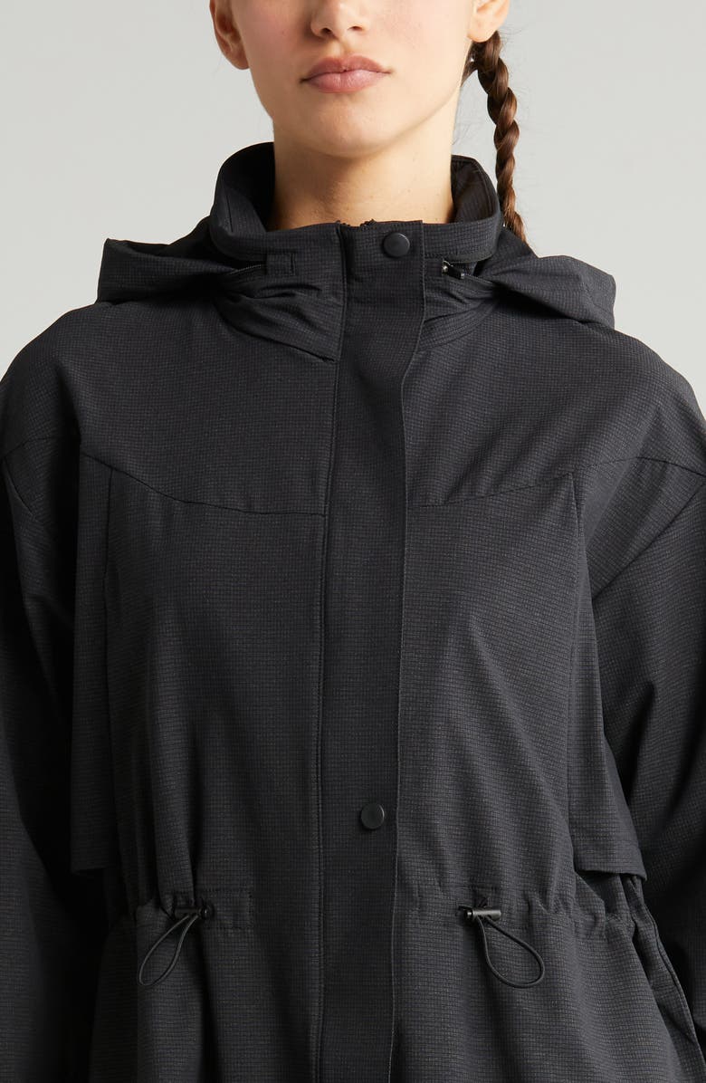 Zella Commute Stowaway Hood Jacket, Alternate, color, 