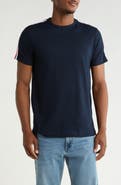 DENIM AND FLOWER Contrast Tape Knit T-Shirt