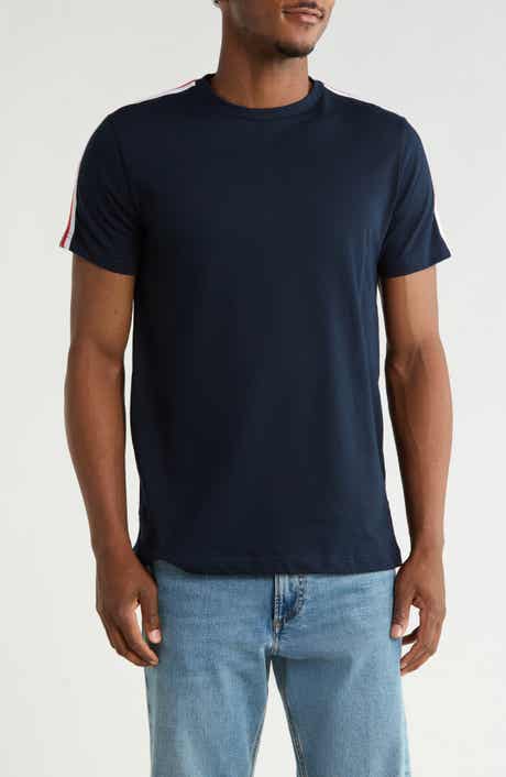 DENIM AND FLOWER Contrast Tape Knit T-Shirt