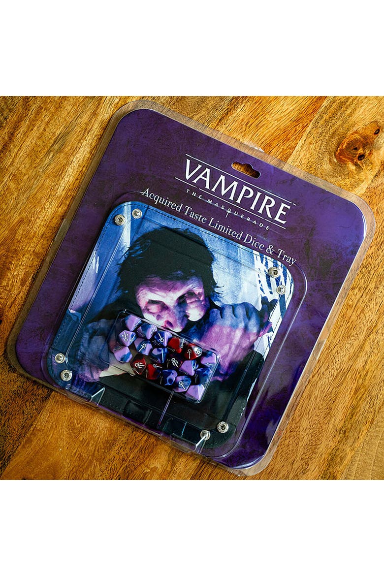 The Masquerade 5th Edition Acquired Taste Dice & Tray Pack, 18 Dice, Alternate, color, Multicolored