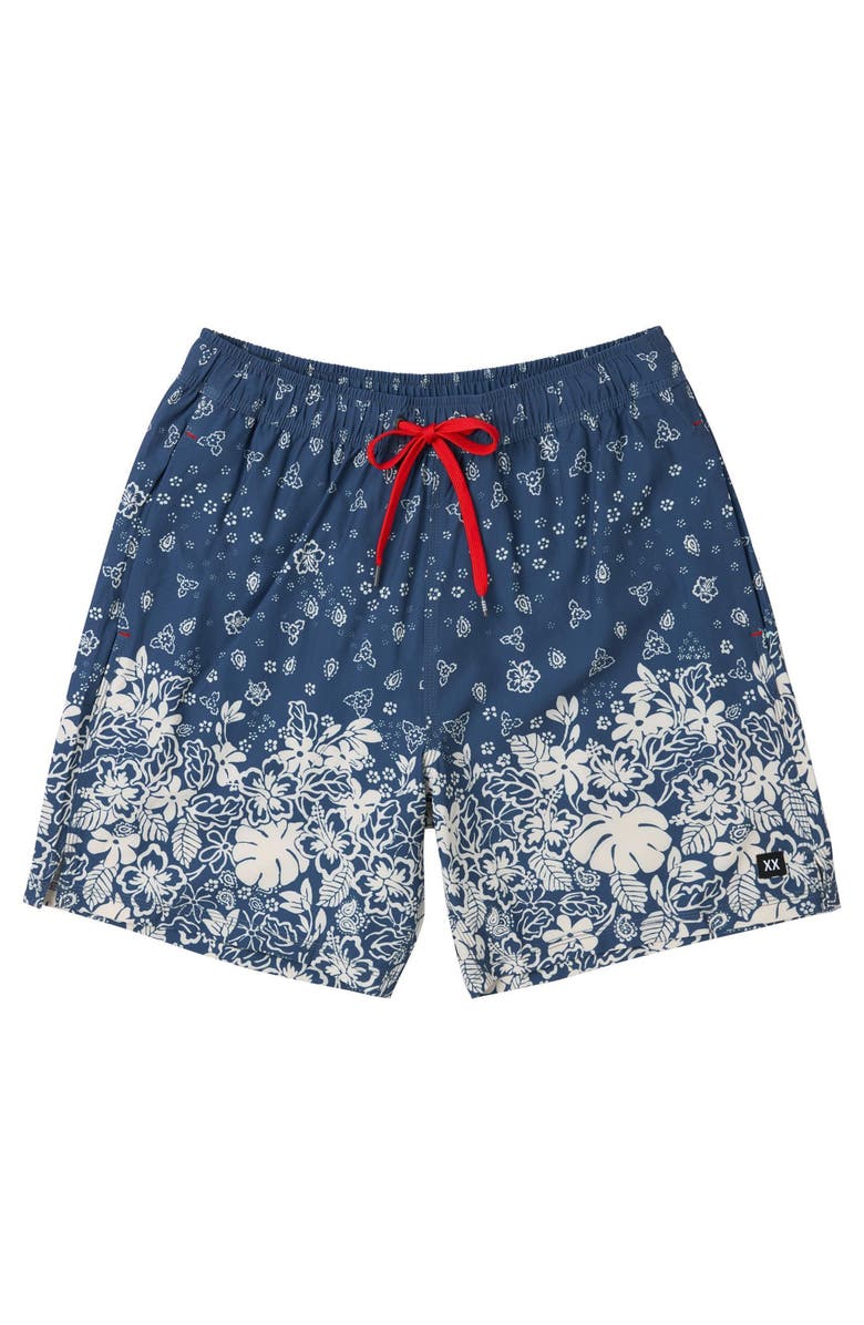 SAXX Oh Buoy 2N1 7-Inch Volley Swim Trunks, Alternate, color, Bandana Tropic-Ind