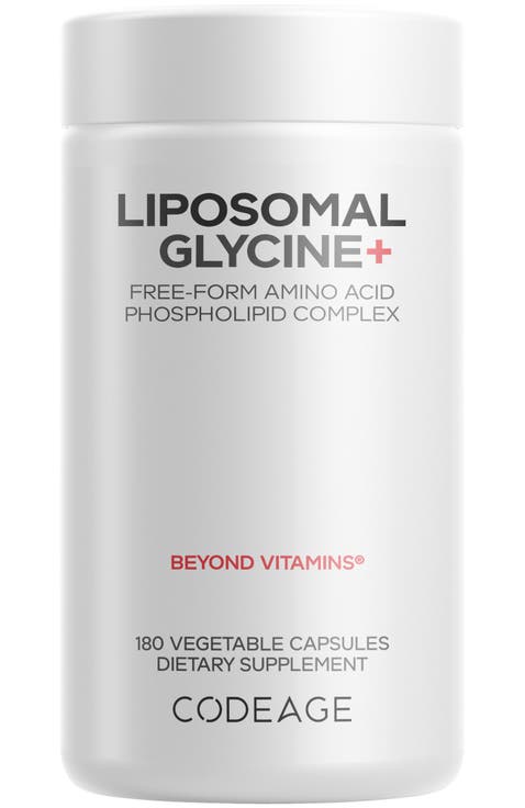 Liposomal Glycine+ Supplement, Free-Form Amino Acid L-Glycine 1500mg, 2-Month Supply