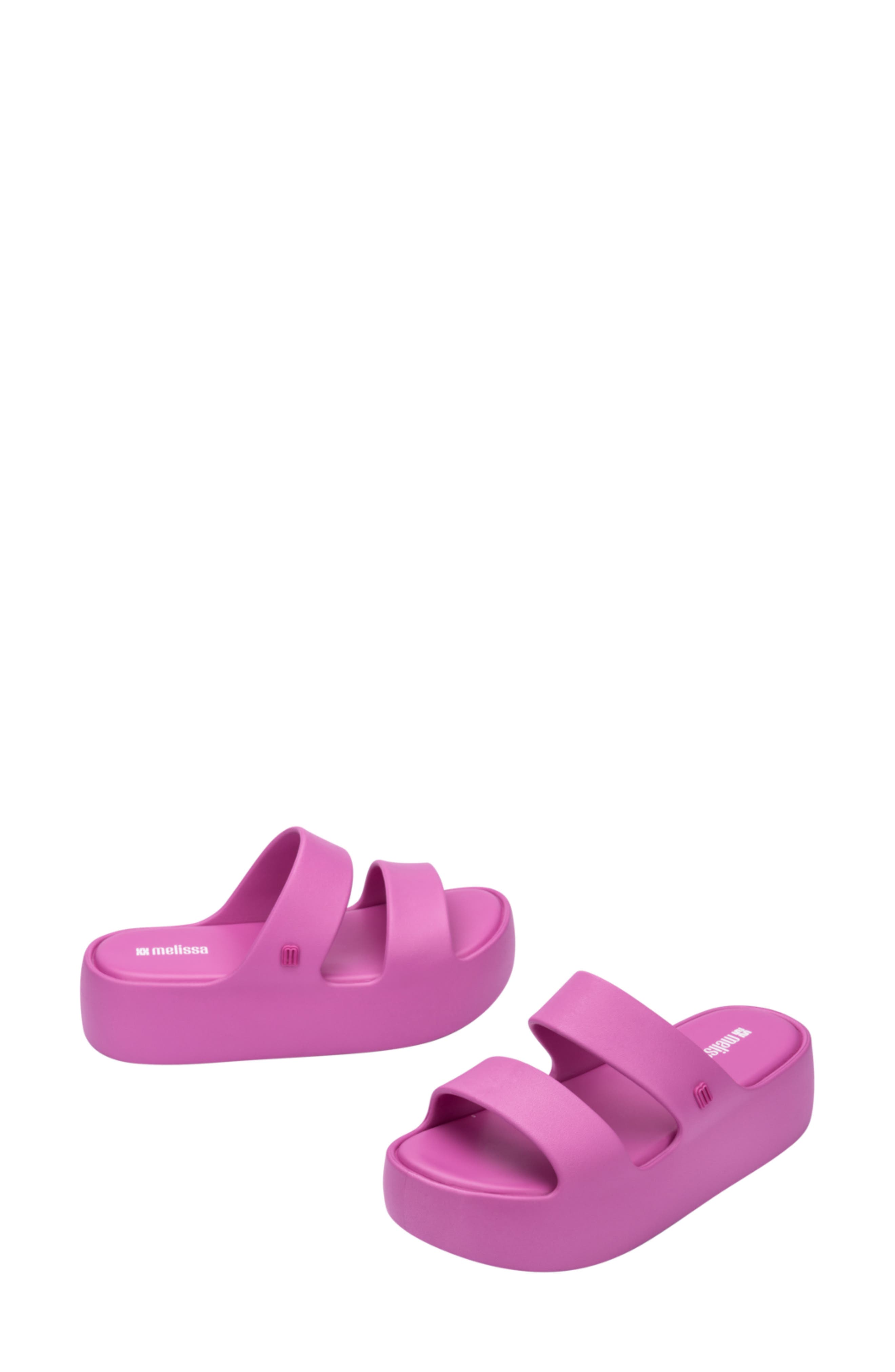 Free Line Platform Slide Sandal, Alternate, color, LILAC