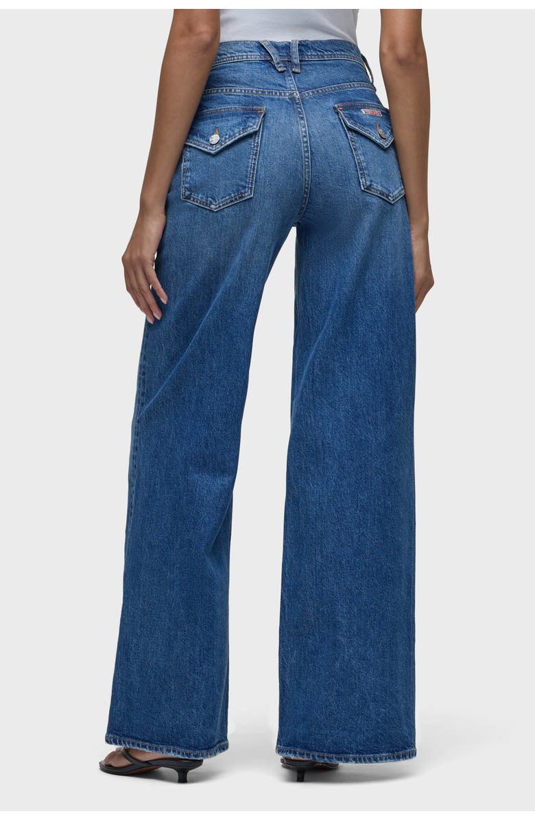 Hudson Jeans Jodie Flap Pocket Loose Wide Leg, Alternate, color, Glee